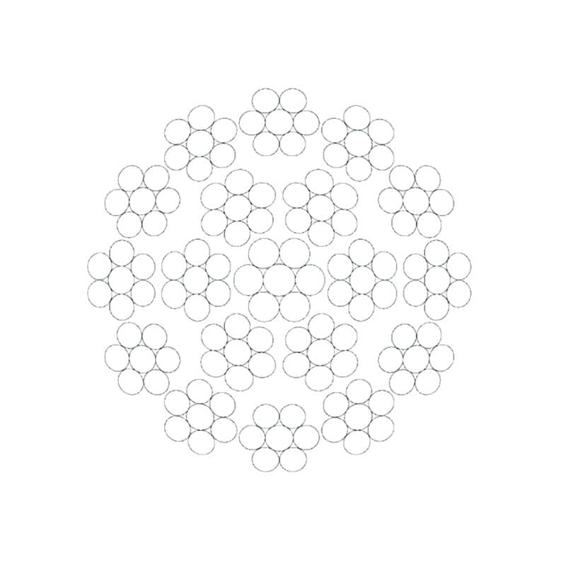 19×7 Cable Adventure park galvanized steel B