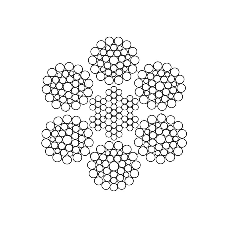 6×36 + Stainless steel core