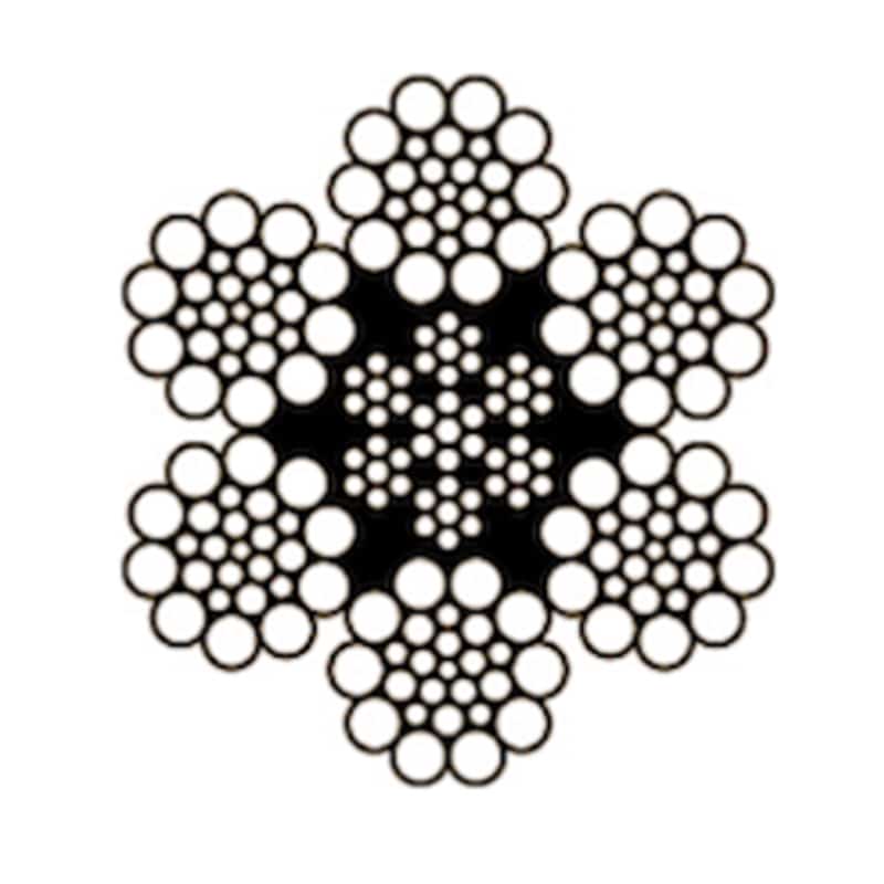 6X36 Warrington-Seale + textile core