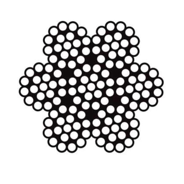 7×19 Câble Parc d’aventure acier galvanisé B