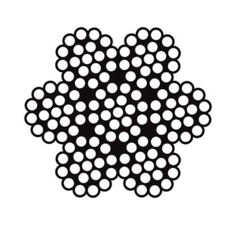 7×19 Adventure Park cable galvanized steel B