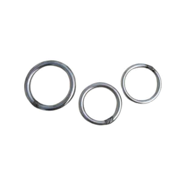 Stainless steel round welded ring