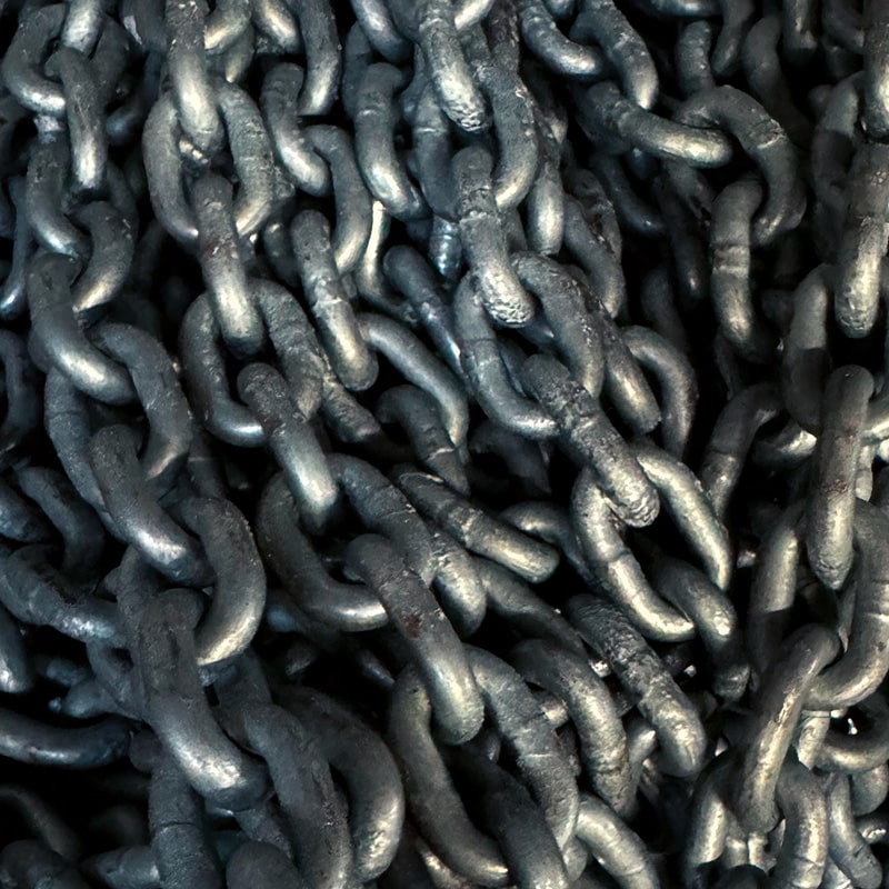 High-strength galvanized tuna chain