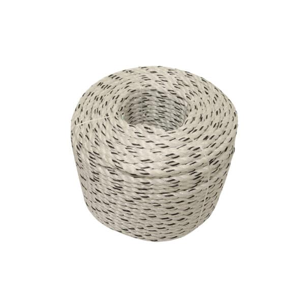 PP Stranded Cord White Black Thread