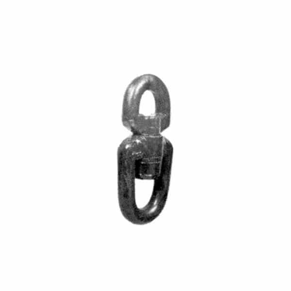 Reinforced steel swivel